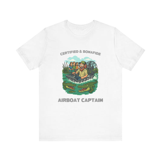 Airboat Captain Tee - Adventure Awaits! Perfect for Outdoor Enthusiasts