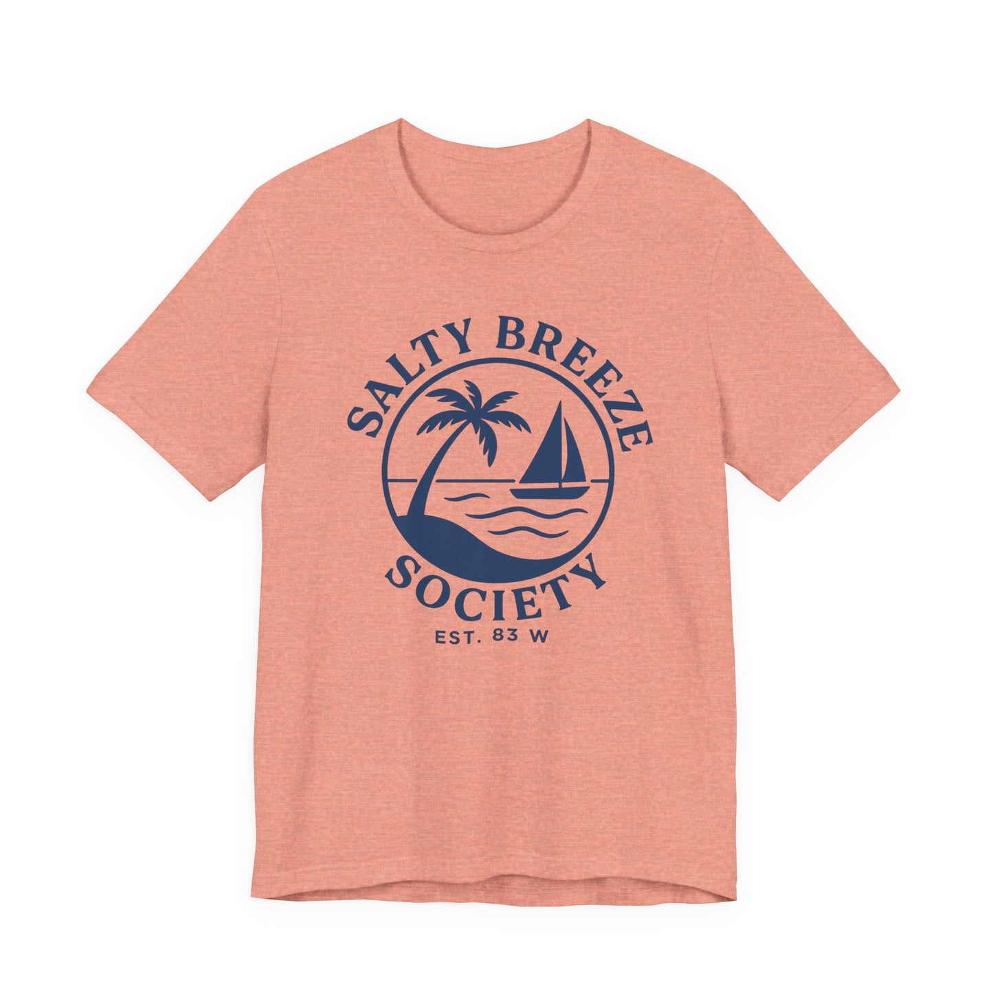 Salty Breeze Society Unisex Tee - Relaxed Coastal Vibe T-Shirt for Beach Lovers