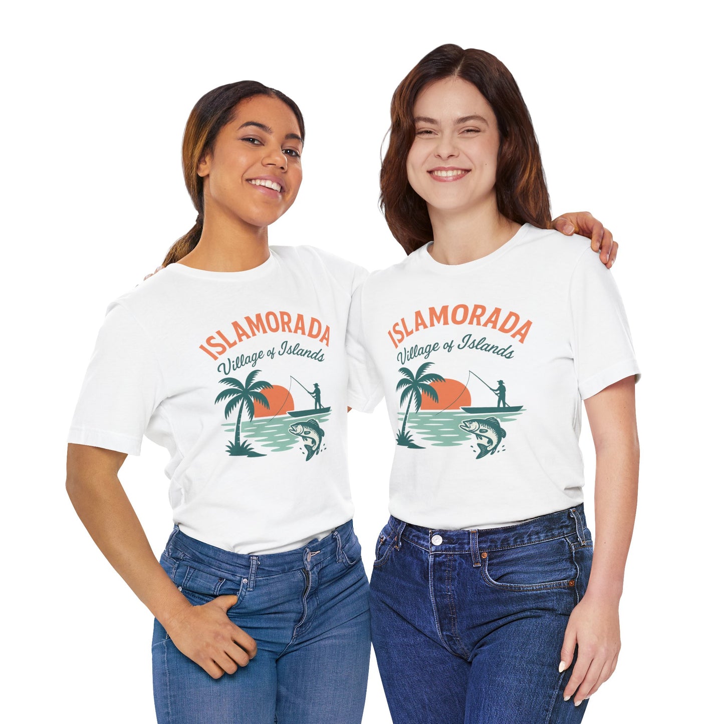 FLORIDA KEYS COLLECTION Islamorada Sunset Fishing Tee, Relaxed Beachwear, Gift for Fishermen, Casual Summer Shirt