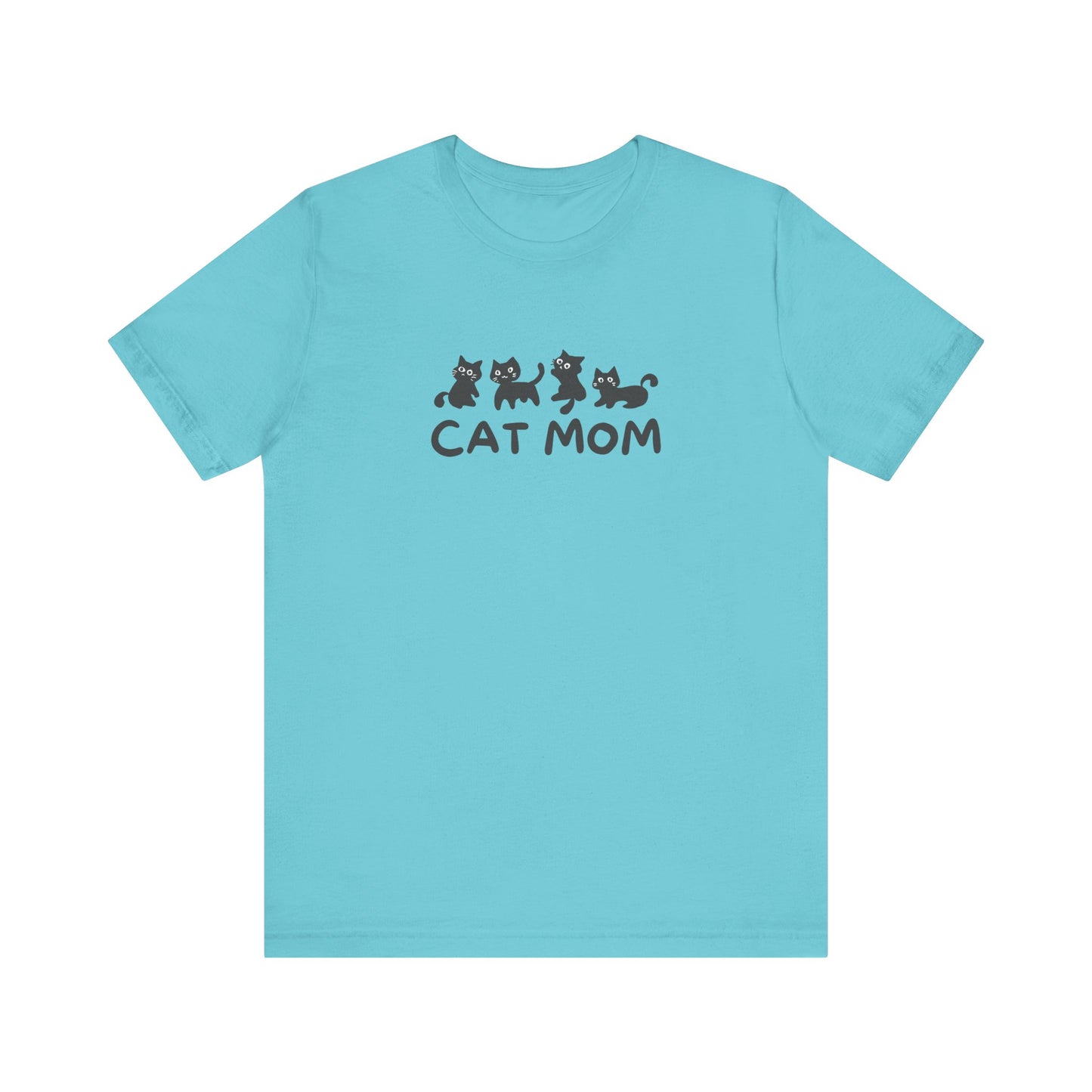 Cat Mom Unisex Jersey Tee - Perfect Gift for Cat Lovers