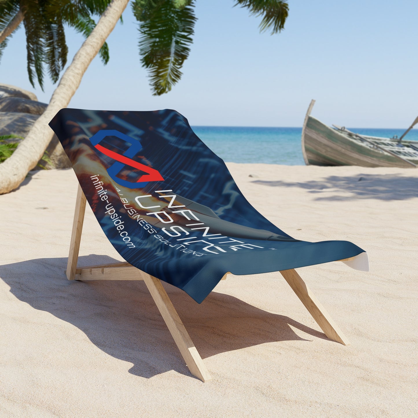 INFINITE UPSIDE™ Blastoff Beach Towel | Unique Poolside Accessory