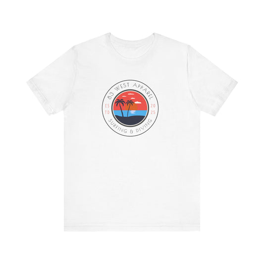 83 West Surf & Dive Unisex Tee - Perfect for Beach Lovers and Outdoor Adventures
