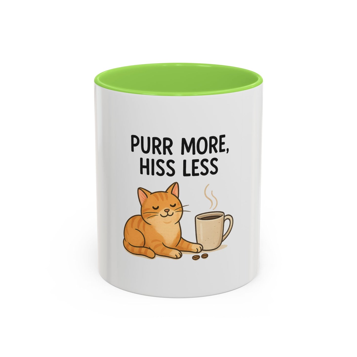 Funny Cat Mug - 'Purr More, Hiss Less' - Perfect Gift for Cat Lovers