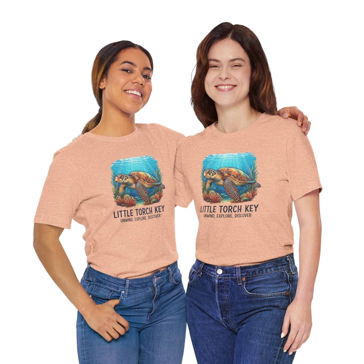 FLORIDA KEYS COLLECTION Little Torch Key Turtle Tee - Explore, Discover, Unwind