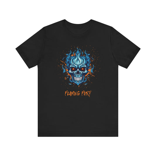 Flaming Fury Graphic Tee for Casual Style