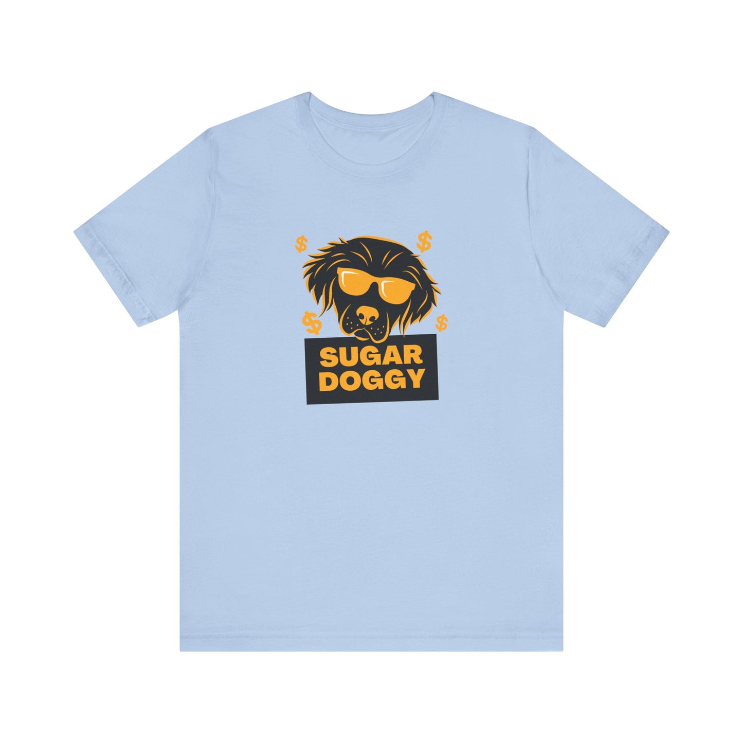 Cool Dog Graphic Tee - Sugar Doggy Unisex Jersey Short Sleeve T-Shirt