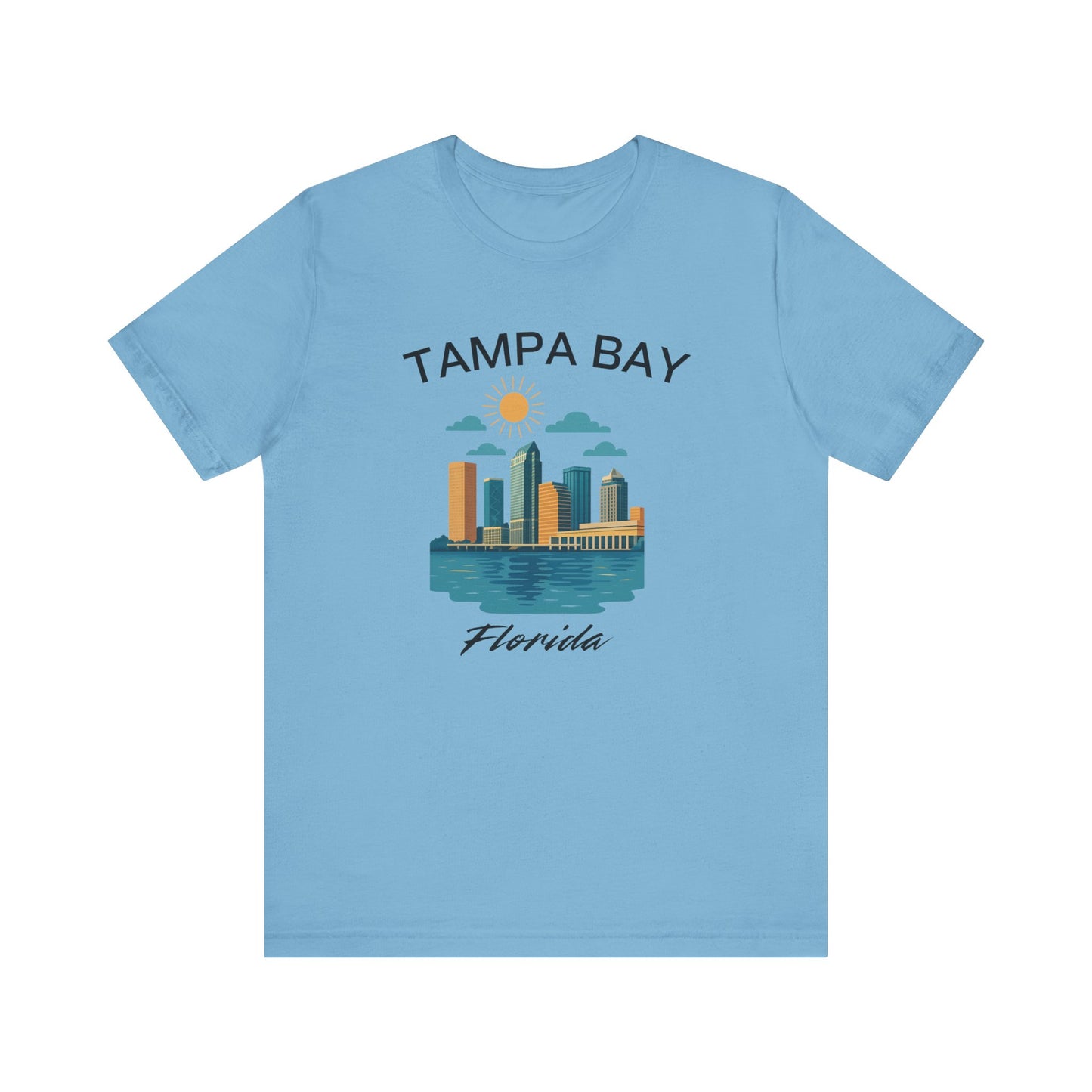 Tampa Bay Skyline Tee - Unisex Jersey Short Sleeve Tee, Florida Gift