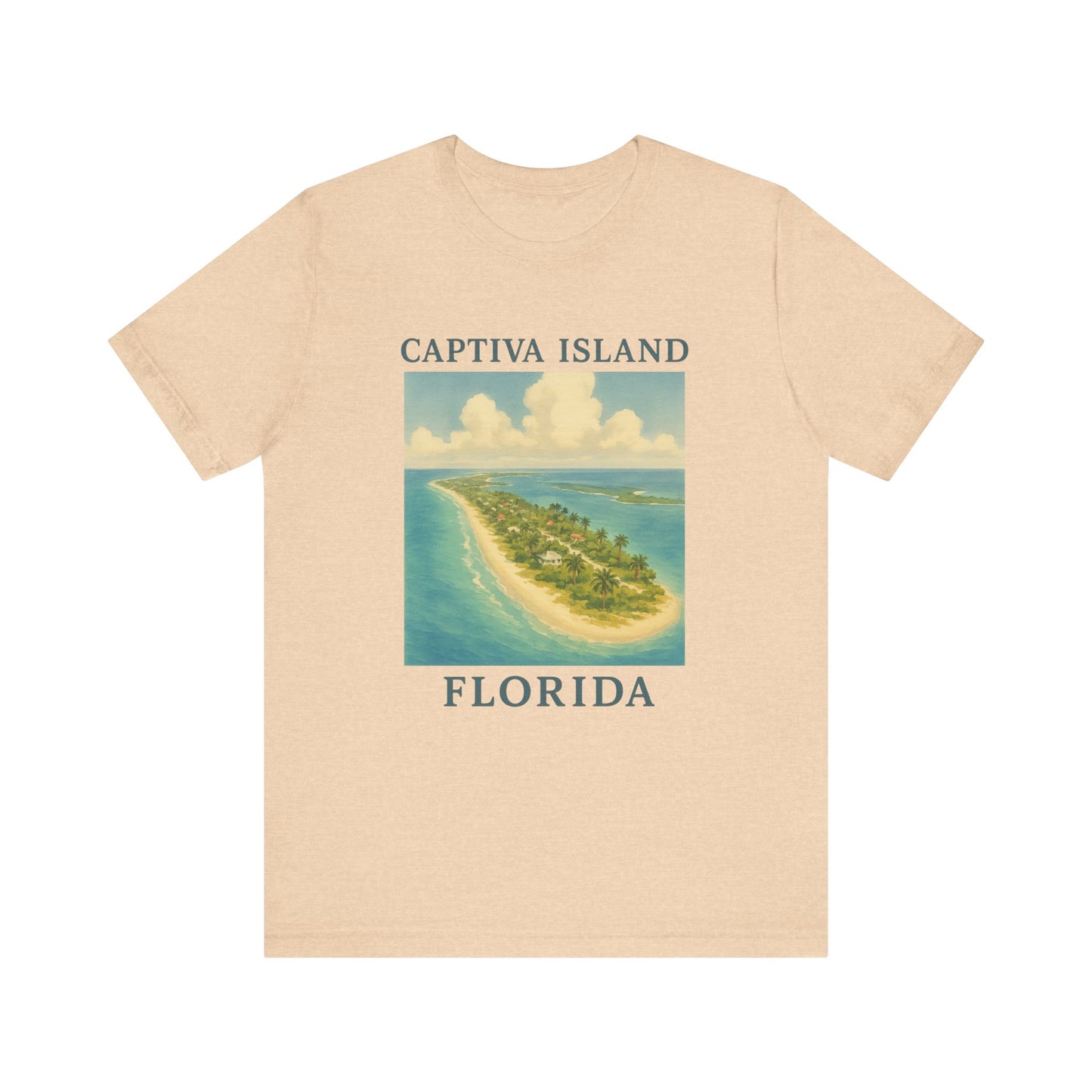 Captiva Island Florida T-Shirt, Vintage Island Tee, Beach Lover's Apparel