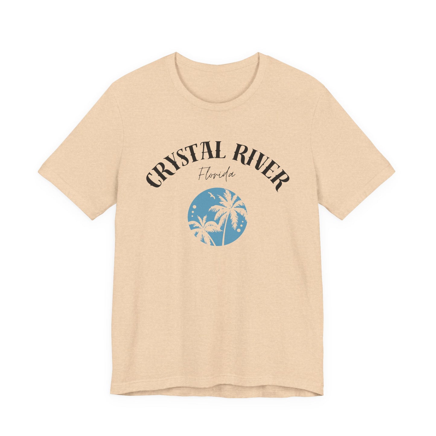 Crystal River Florida Tropical Tee - Unisex Jersey Short Sleeve Shirt