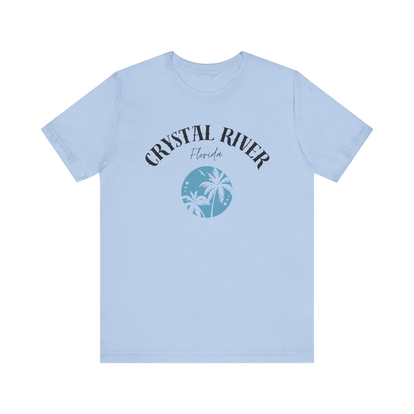 Crystal River Florida Tropical Tee - Unisex Jersey Short Sleeve Shirt