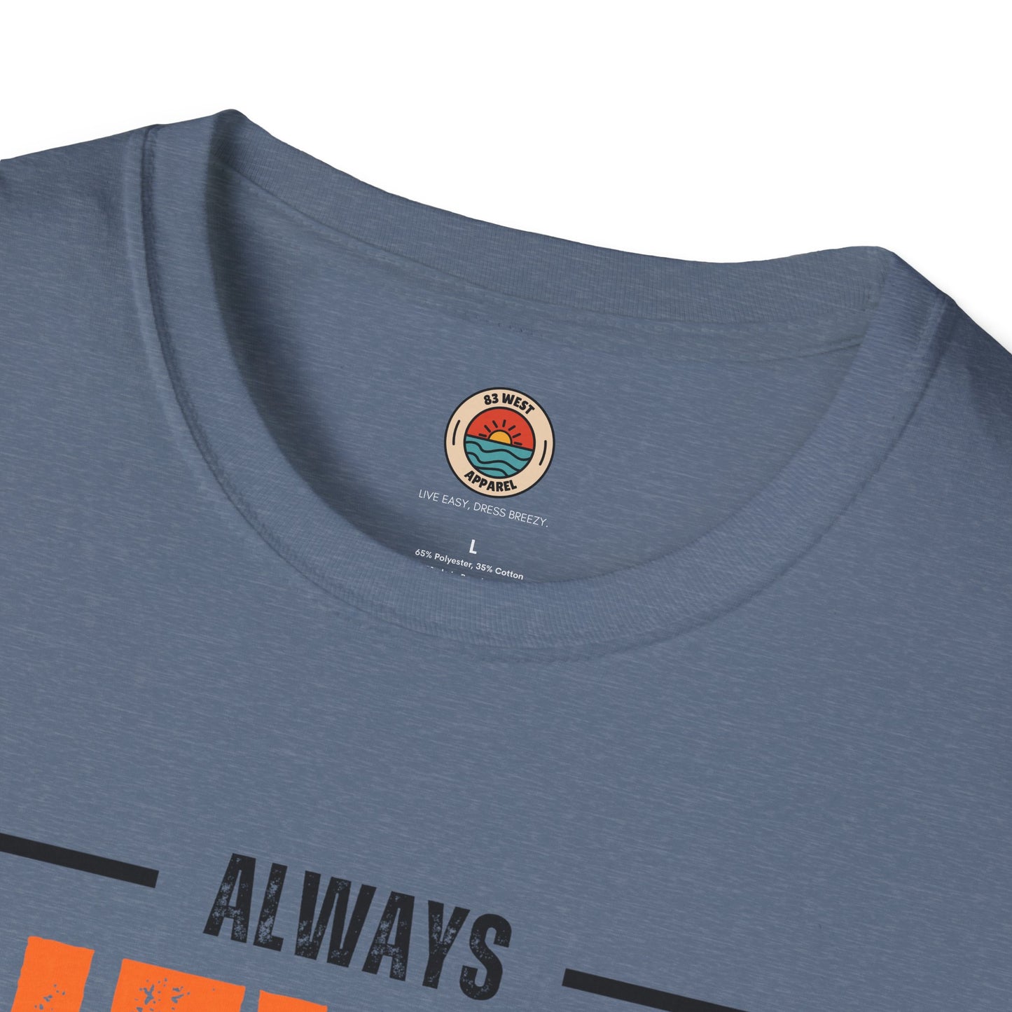 Unisex Never Give Up T-Shirt - Stay Strong Inspirational Tee
