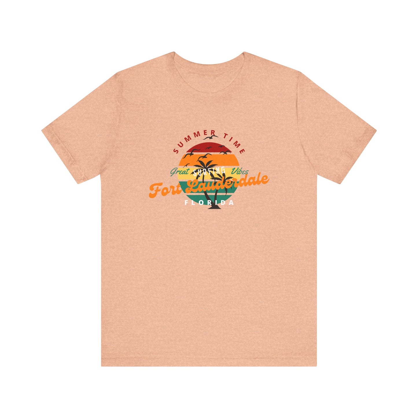 Fort Lauderdale Summer Vibes Tee - Unisex Jersey Short Sleeve Shirt
