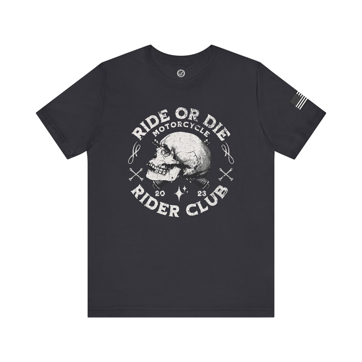 Ride or Die Motorcycle Club Tee, Unisex Graphic Shirt for Bikers, Casual Wear