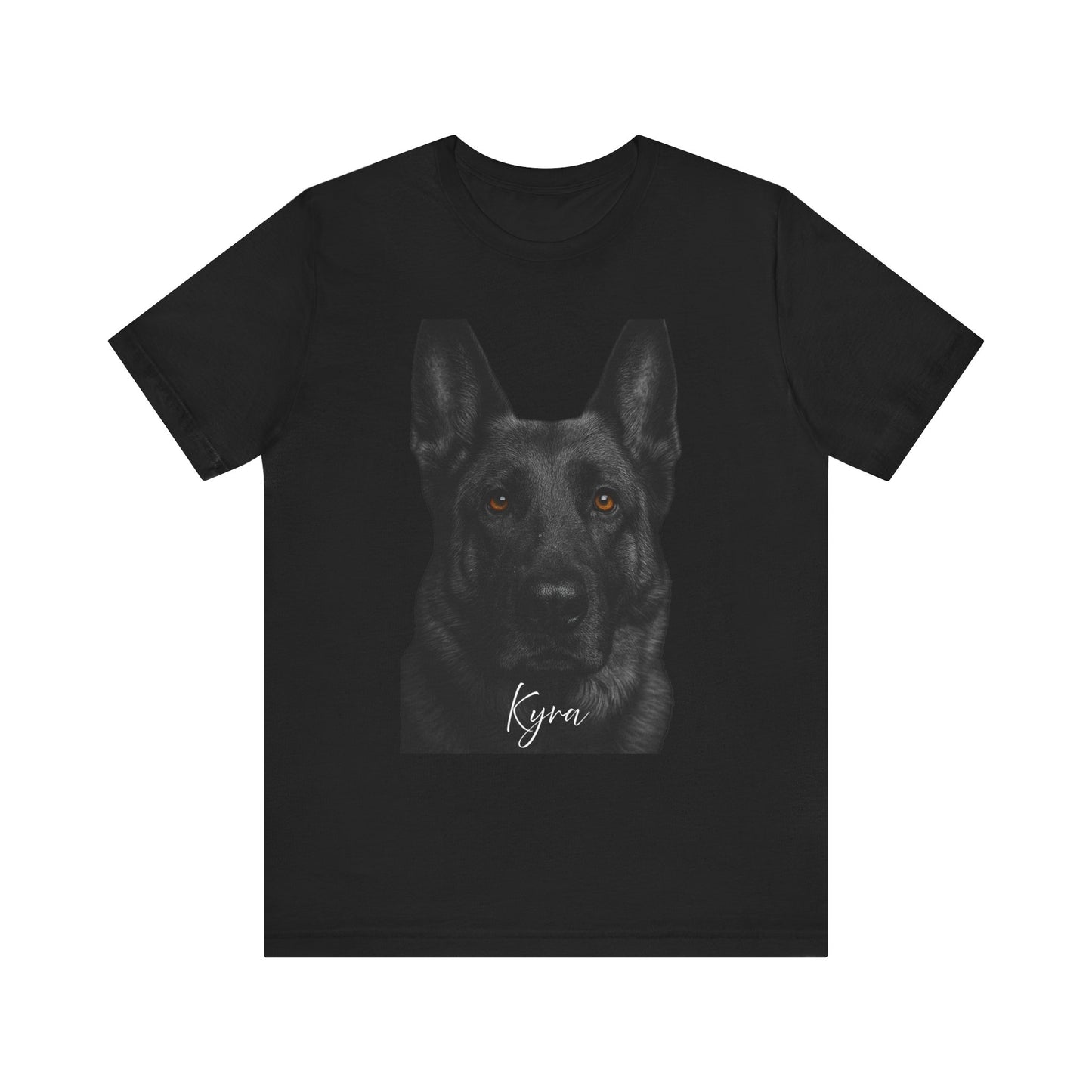 German Shepherd Kyra Black Edition Tee, Pet Lover Gift, Animal Lover T-Shirt