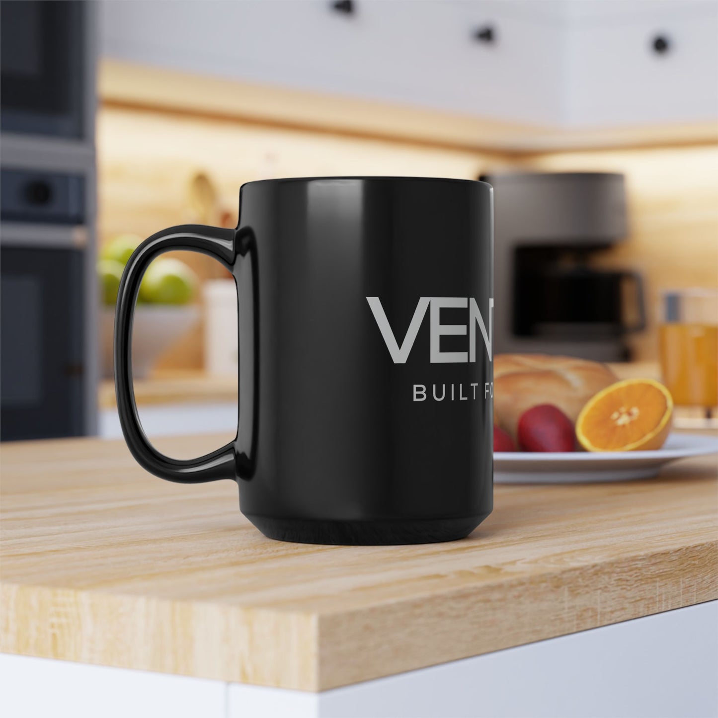 VENTURX™ Black Coffee Mug