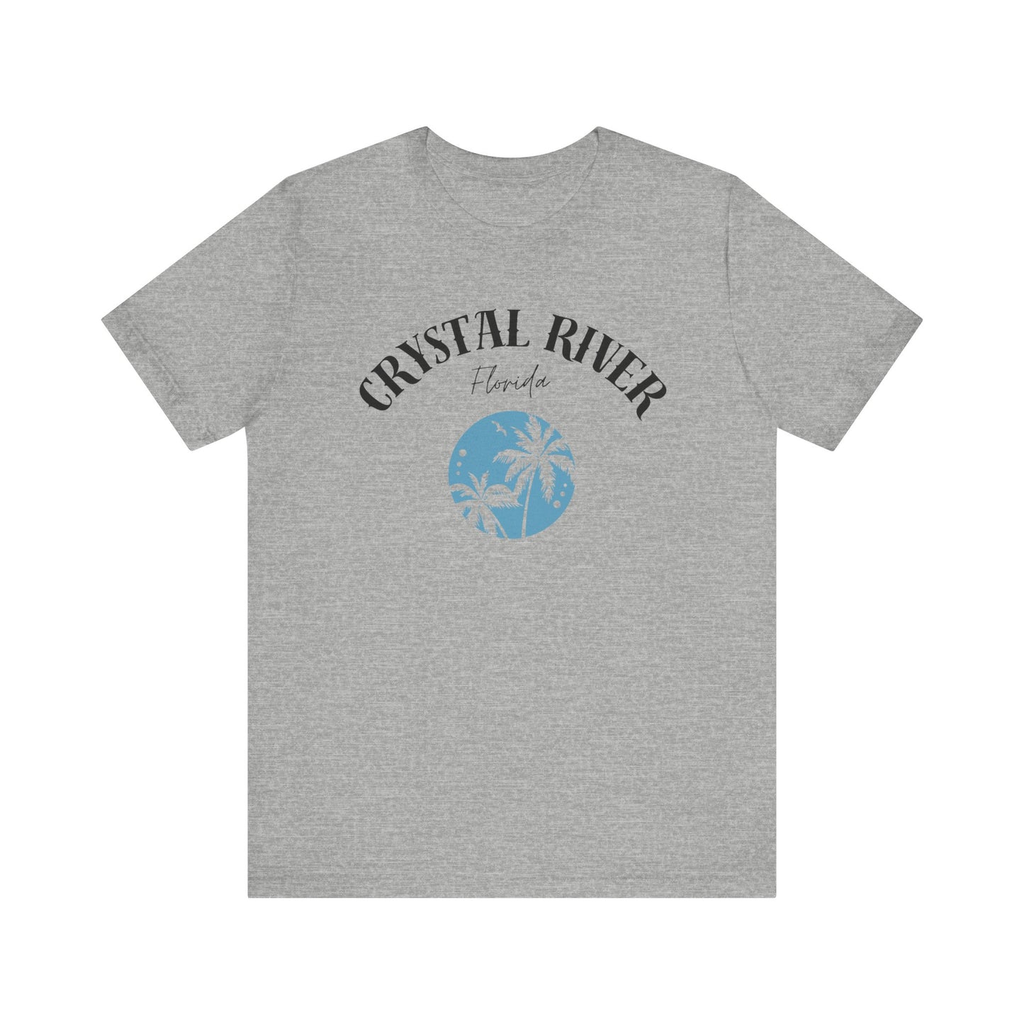 Crystal River Florida Tropical Tee - Unisex Jersey Short Sleeve Shirt