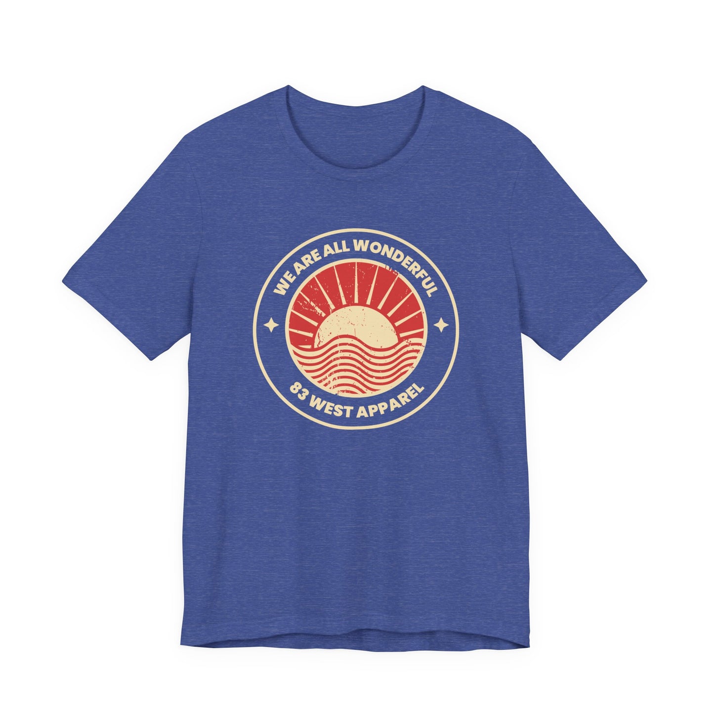 Inspirational Unisex Jersey Short Sleeve Tee - 'We Are All Wonderful'