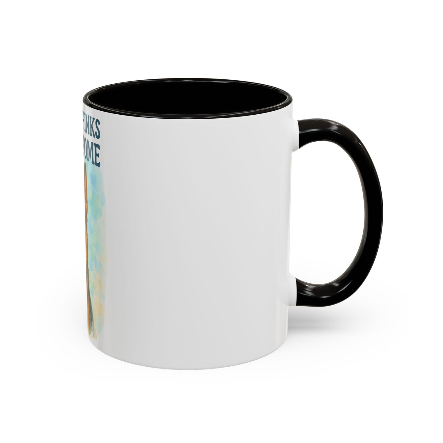 Funny Dog Lover Mug - 'My Dog Thinks I'm Pawsome' - 11oz