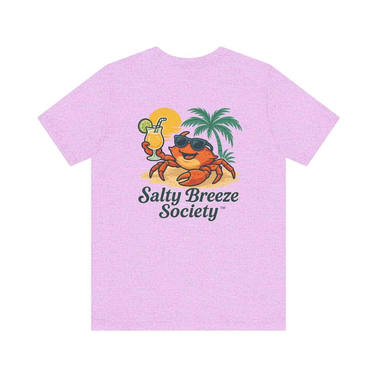 Salty Breeze Society Tee, Beach T-Shirt, Summer Vibes Shirt