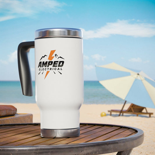 AMPED ELECTRICAL Travel Mug for Coffee Lovers, Insulated Mug, Perfect for Commuting