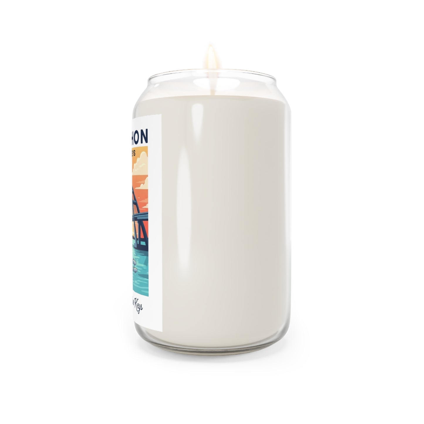 Coastal Paradise Scented Soy Candle, Aromatherapy, Home Decor, Gift for Her, Beach Vibes, Relaxation, Marathon Florida Keys