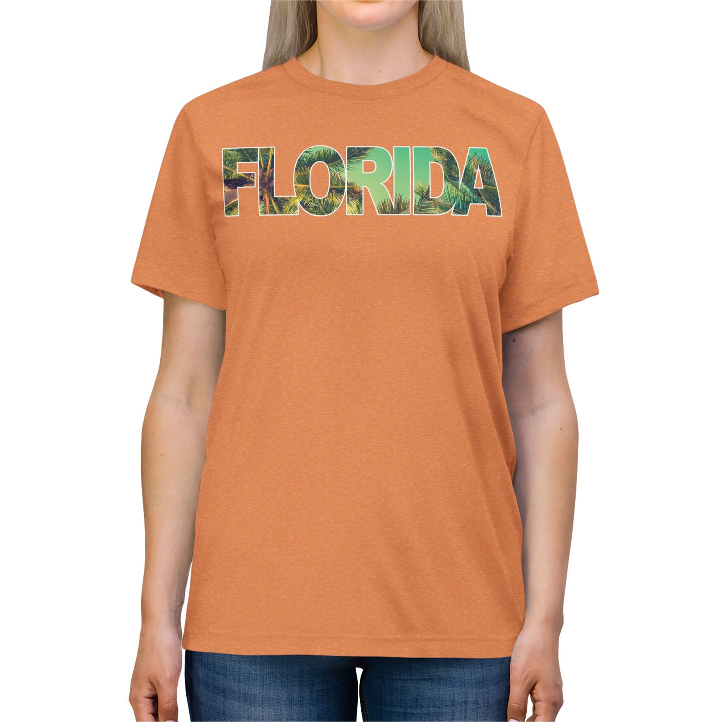 Florida Sunshine State Unisex Triblend Tee - Casual Summer Style