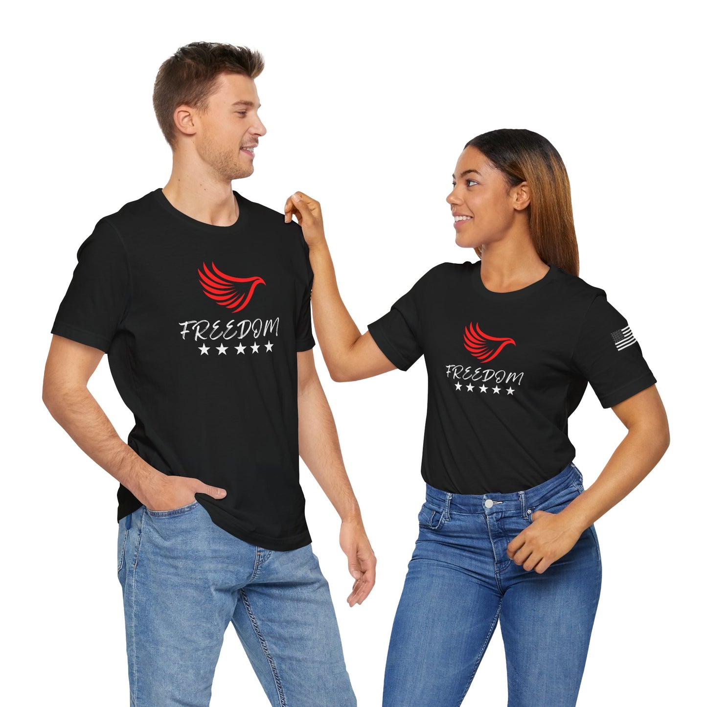 Freedom Wings Unisex Tee - Inspirational Graphic Shirt, Casual Wear