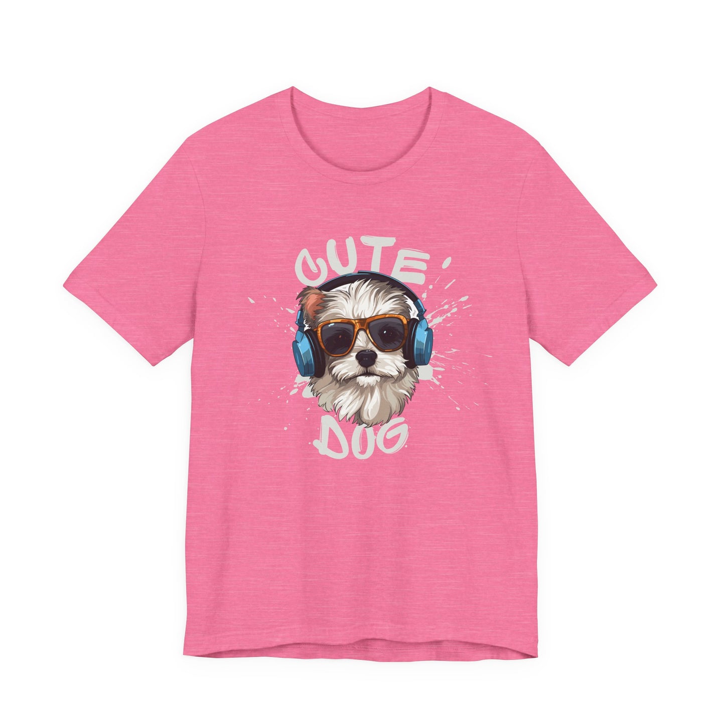 Cute Dog Graphic Unisex T-Shirt – Perfect for Pet Lovers