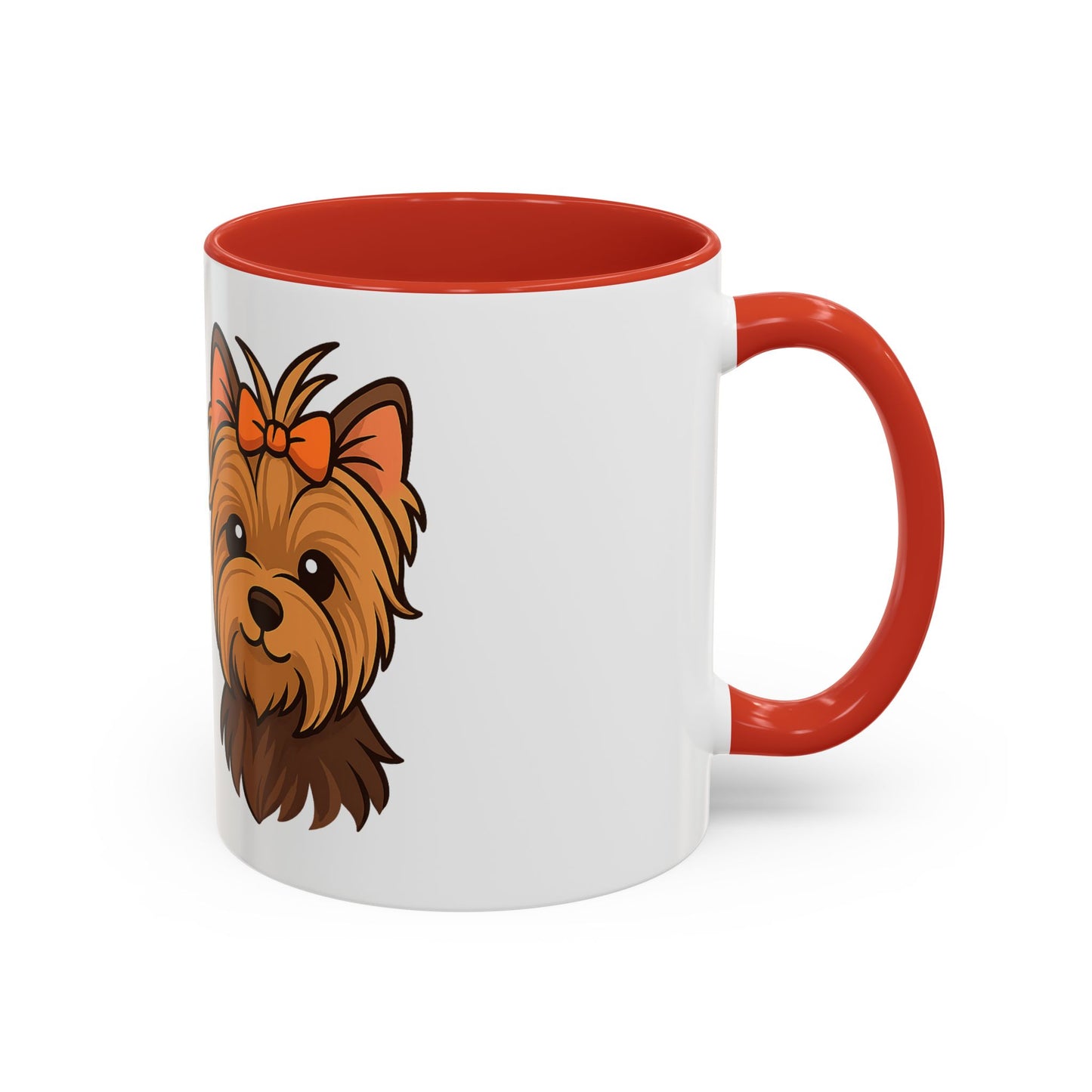 Cute Yorkshire Terrier Accent Coffee Mug - Pet Lover Gift