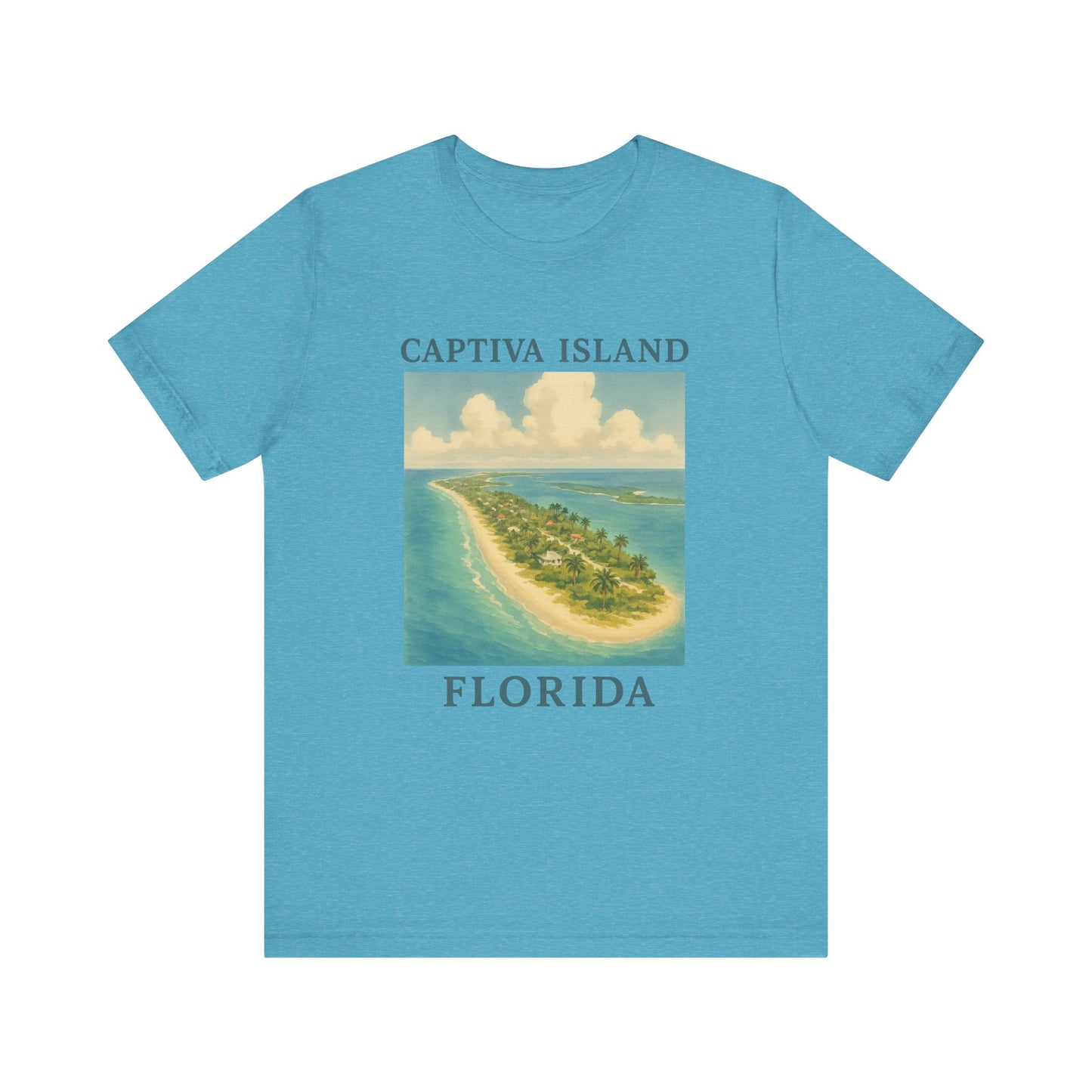 Captiva Island Florida T-Shirt, Vintage Island Tee, Beach Lover's Apparel