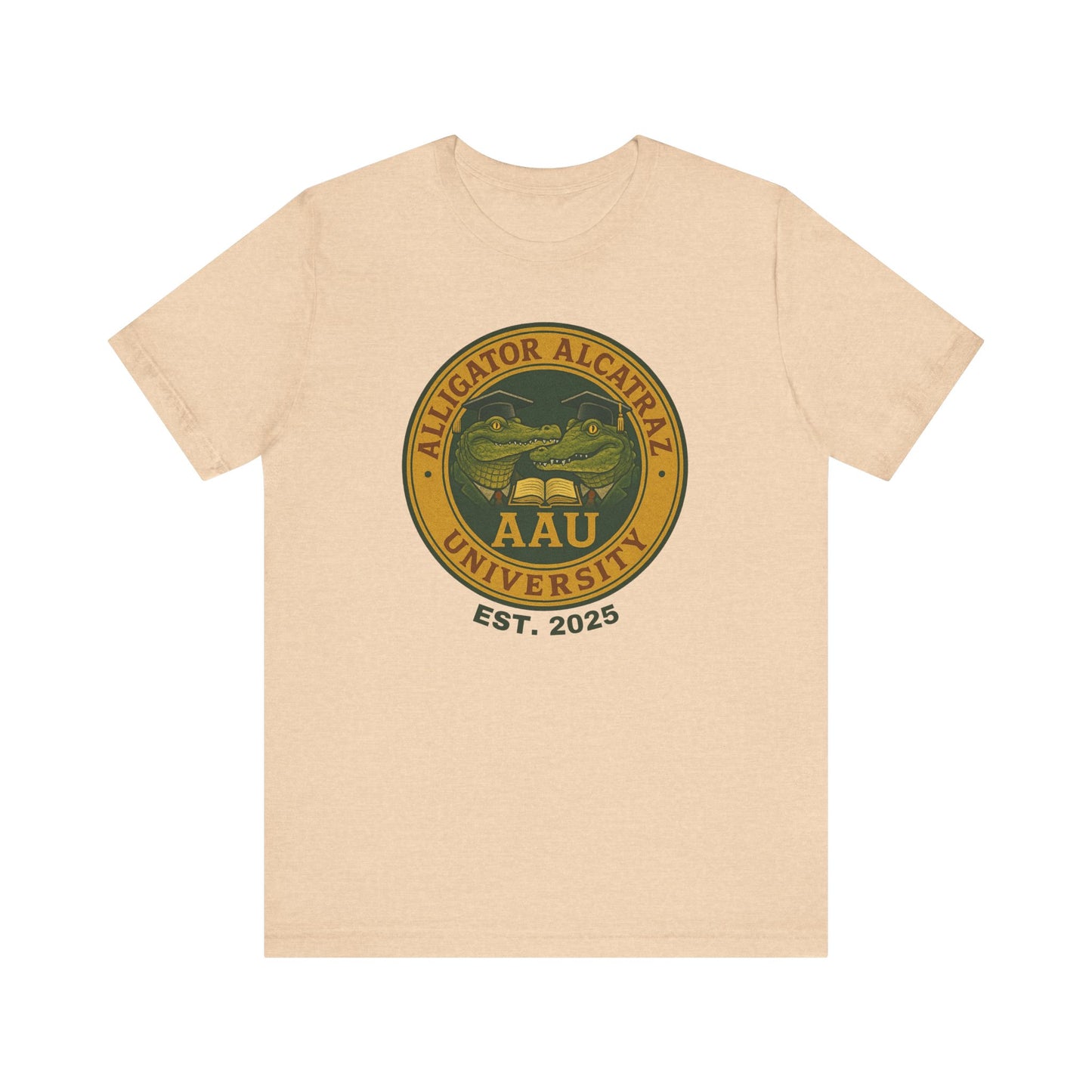 Alligator Alcatraz University Tee, Fun Unisex Shirt