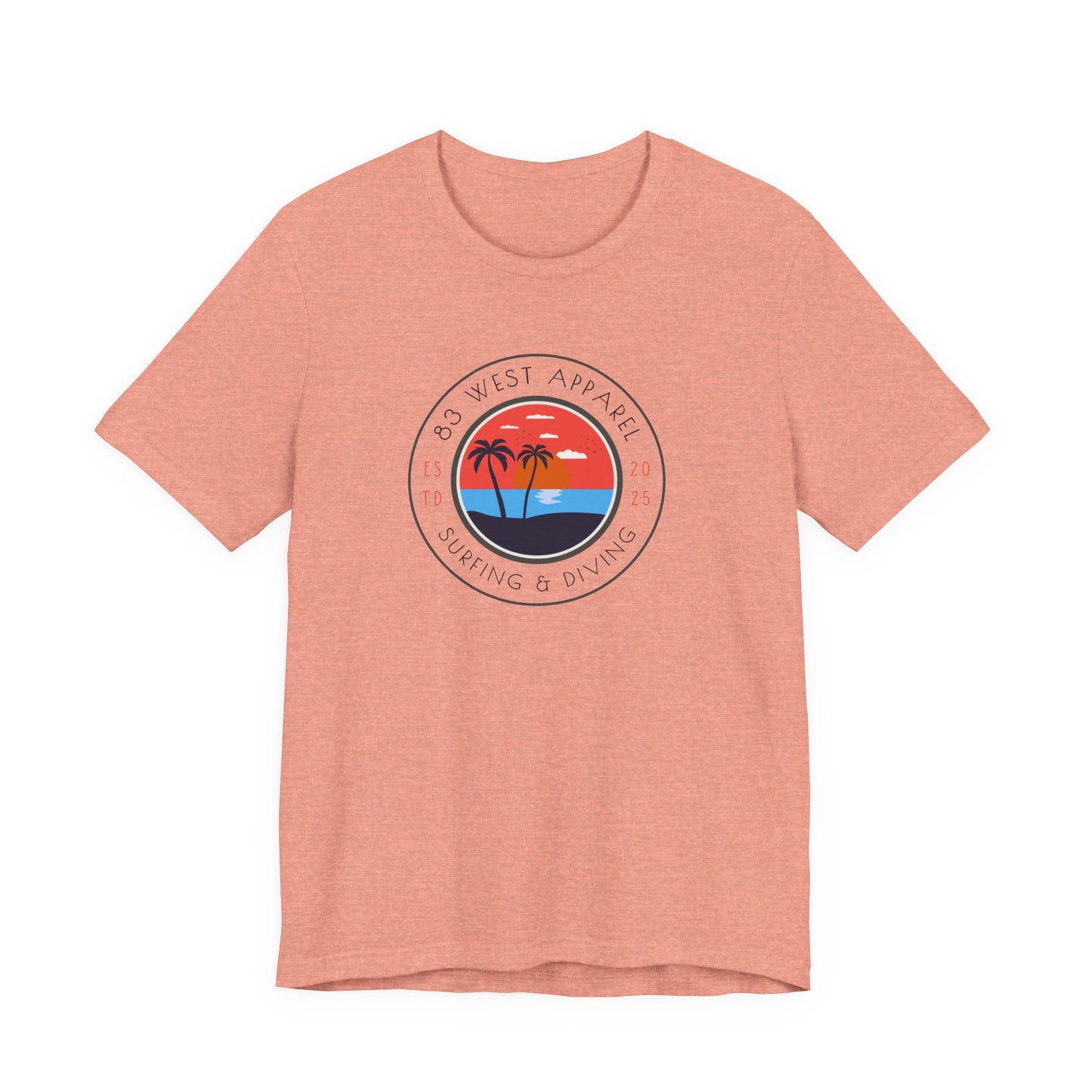 83 West Surf & Dive Unisex Tee - Perfect for Beach Lovers and Outdoor Adventures