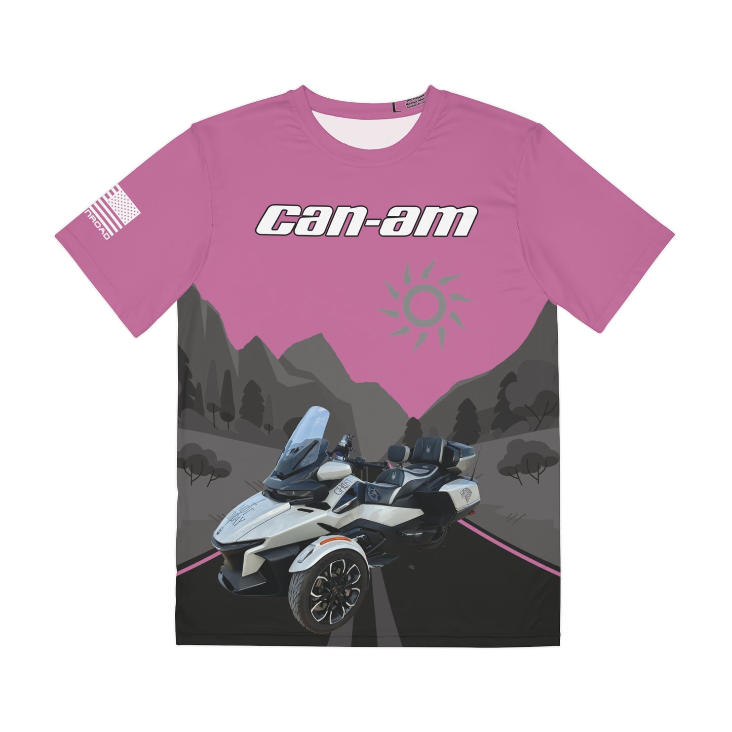 CAN-AM SPYDER SCENIC FWC EDITION T-SHIRT PINK GHOST EDITION