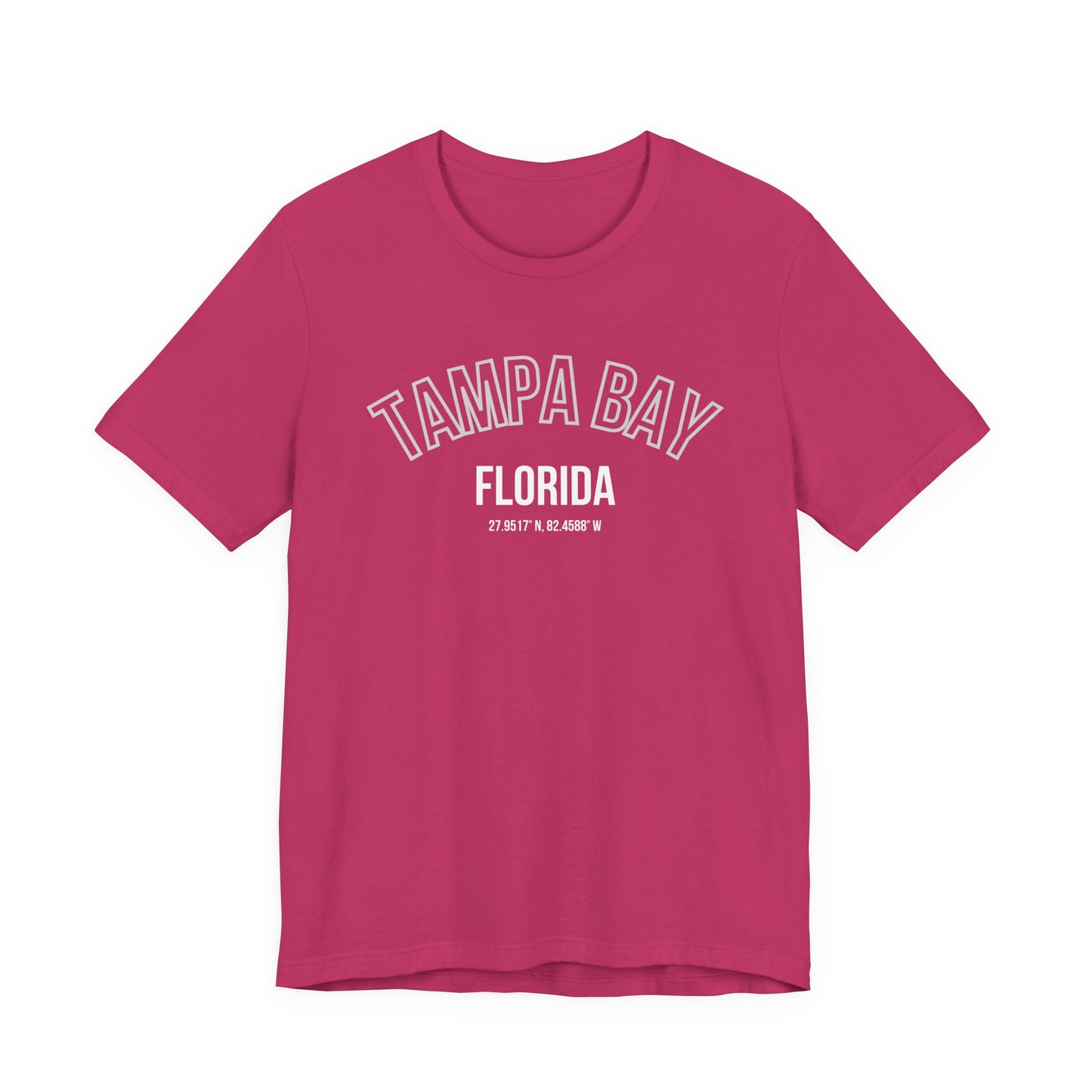 Tampa Bay Florida Unisex Jersey Tee - Casual Summer Style
