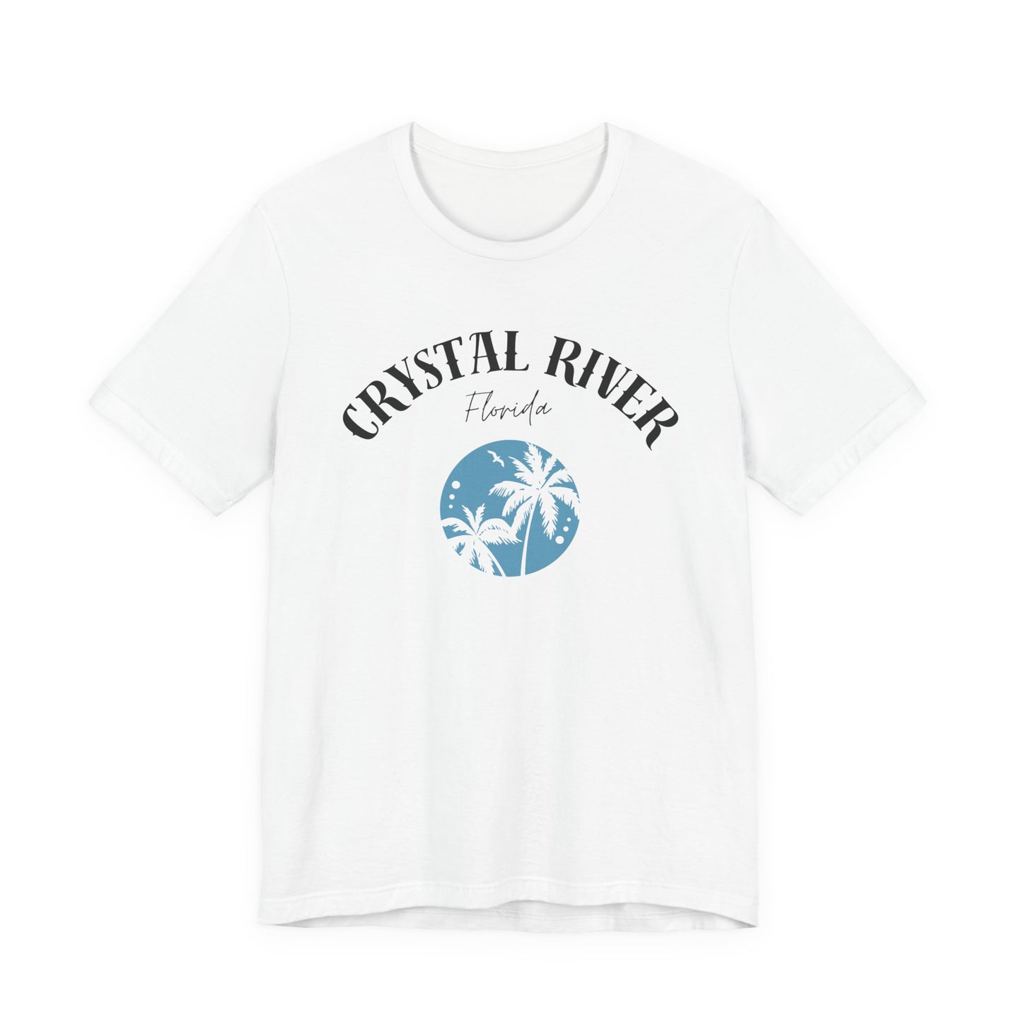 Crystal River Florida Tropical Tee - Unisex Jersey Short Sleeve Shirt