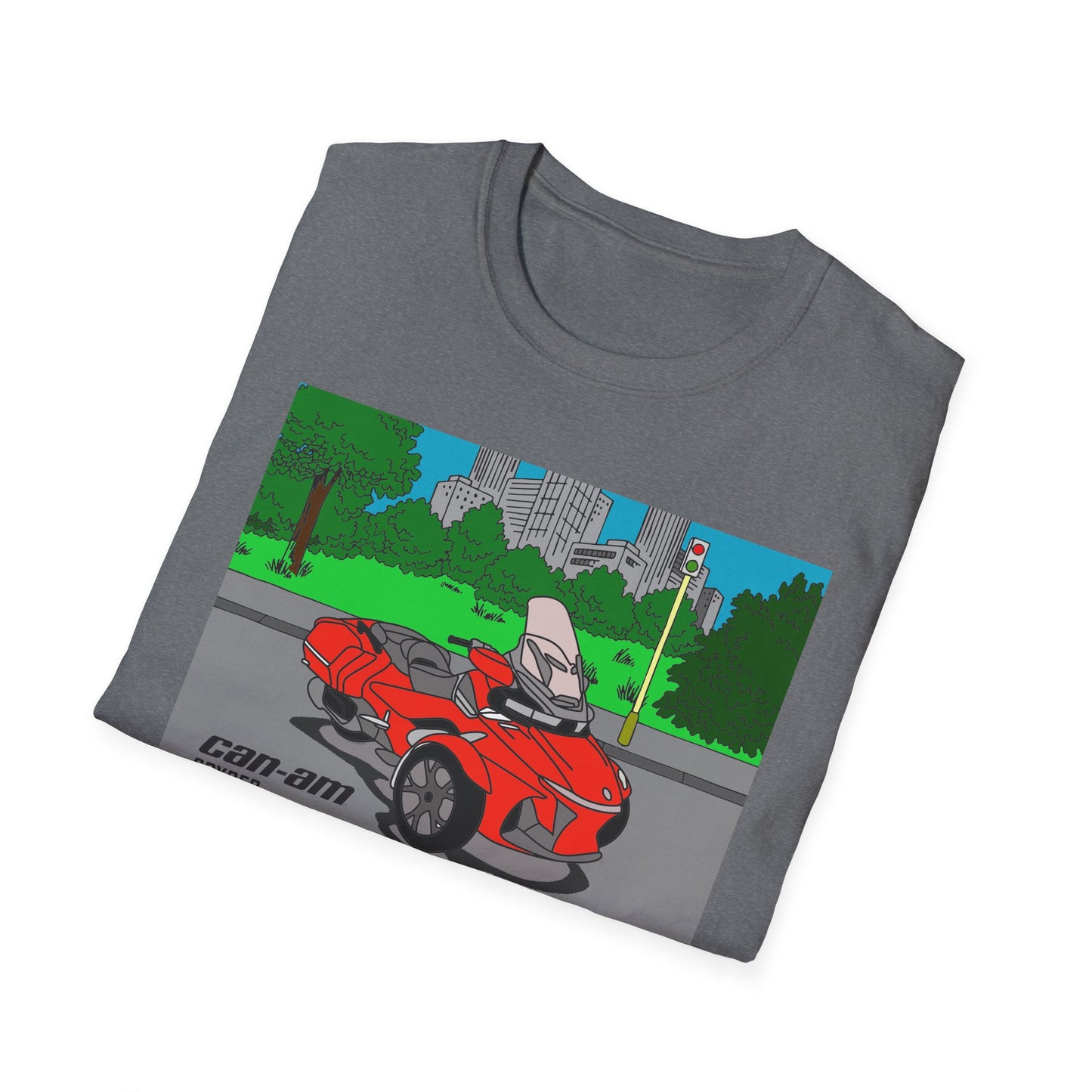SPYDER Coloring Book Graphic Unisex Softstyle T-Shirt
