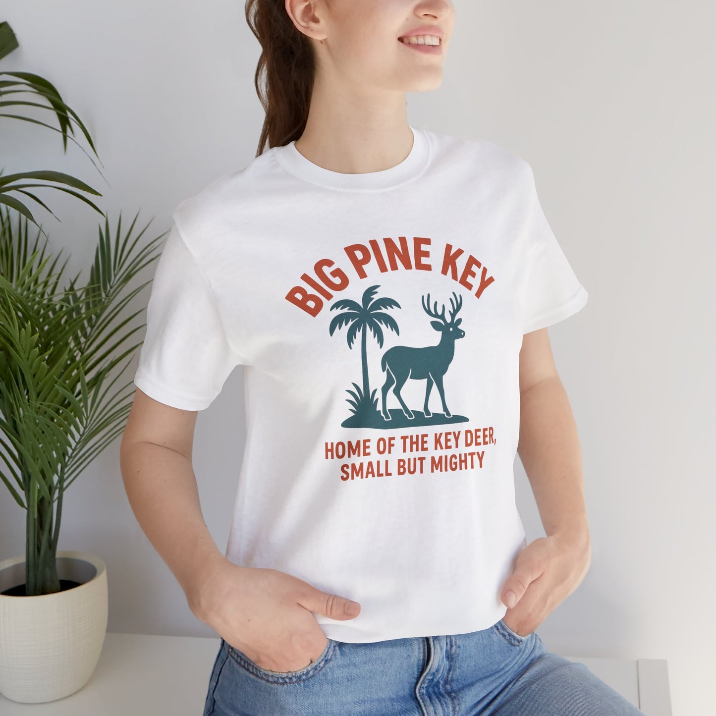 FLORIDA KEYS COLLECTION Big Pine Key Unisex Tee – Home of the Key Deer, Relaxed Fit Casual Shirt