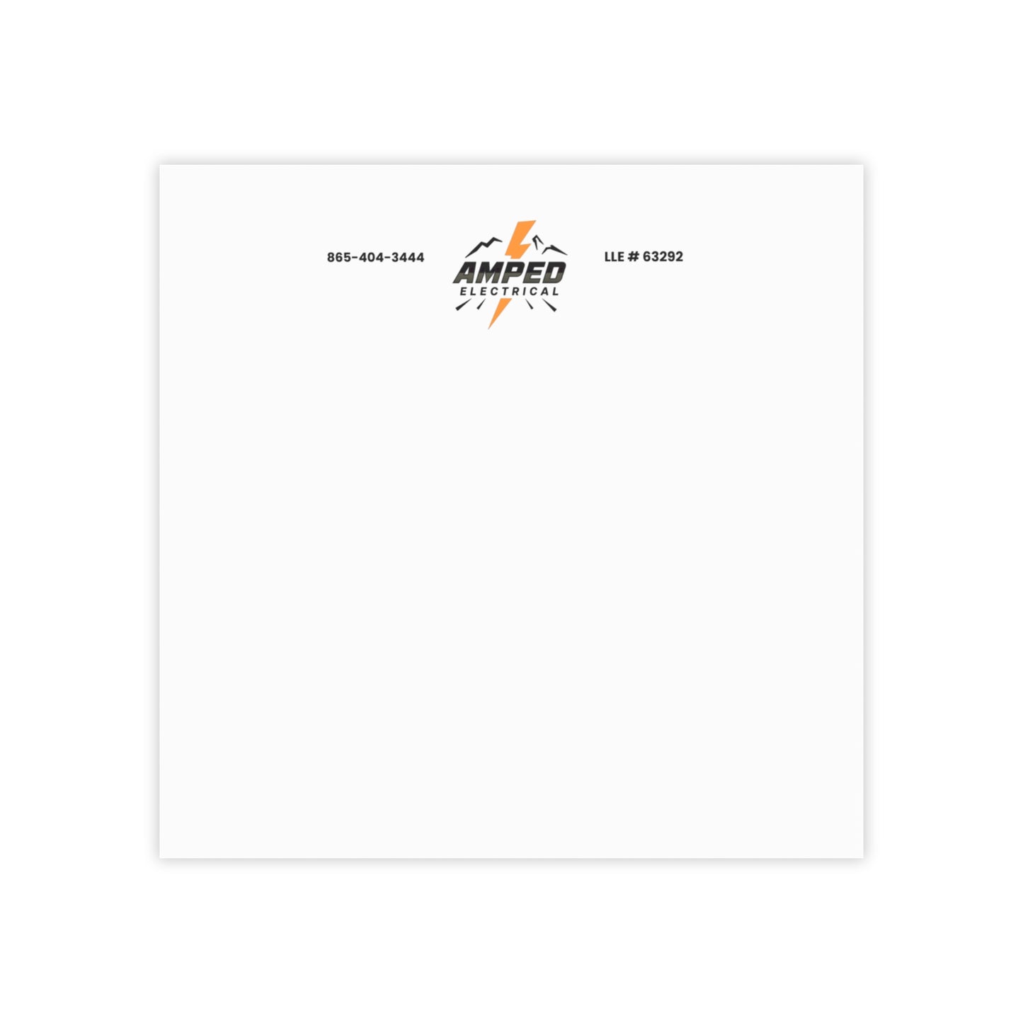 AMPED ELECTRICAL Post-it® Note Pads | Personalized Stationery, Office Supplies