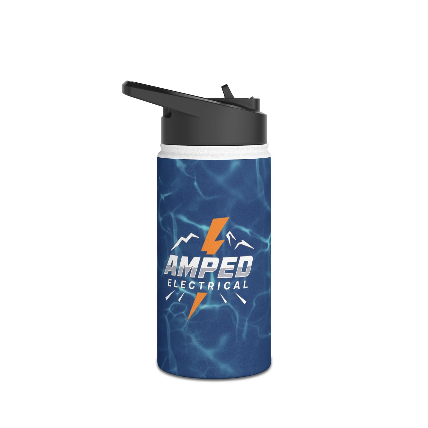AMPED ELECTRICAL Stainless Steel Water Bottle | Hydration Gift for Electricians