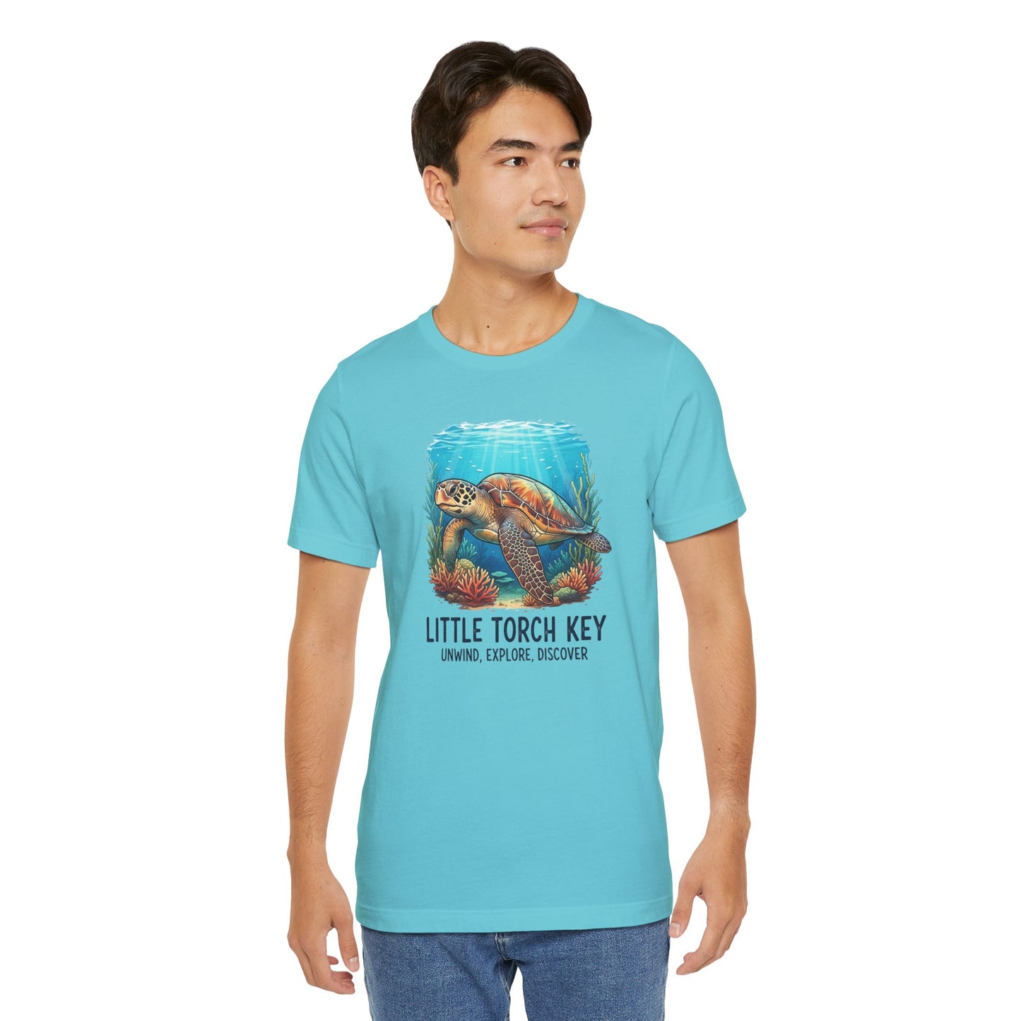 FLORIDA KEYS COLLECTION Little Torch Key Turtle Tee - Explore, Discover, Unwind