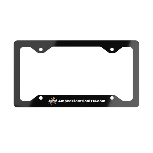 AMPED ELECTRICAL COLLECTION | Custom Metal License Plate Frame