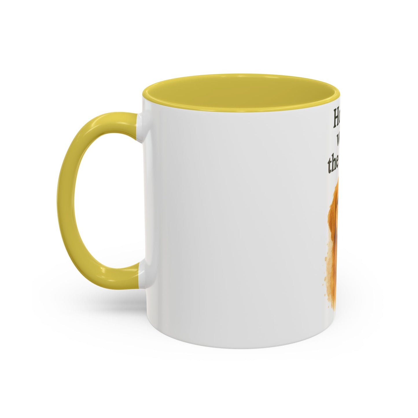 Home Is Where The Dog Is Mug – Colorful Pet Lover’s Coffee Cup (11oz, 15oz)
