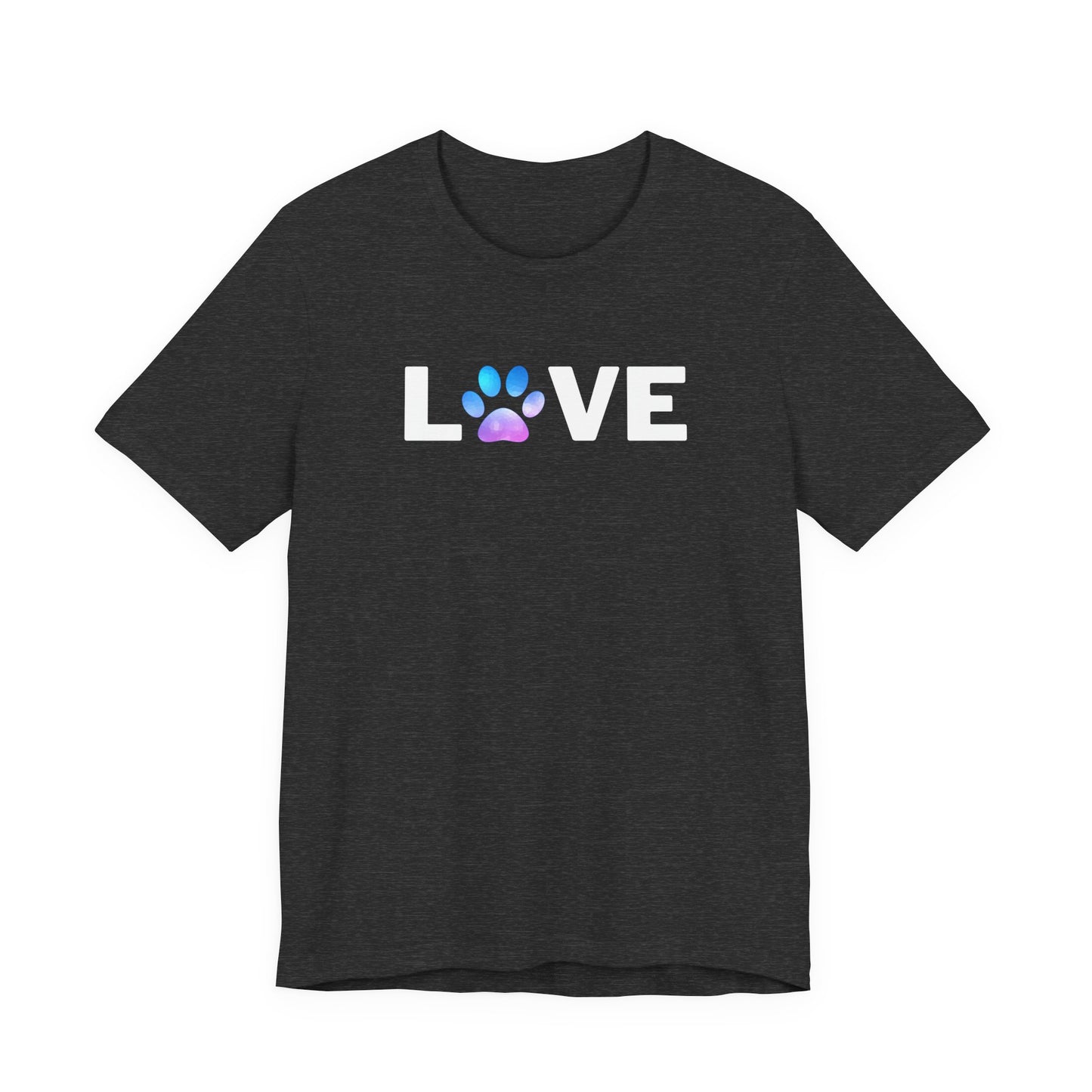 Cute Watercolor Paw Print Unisex Tee - Perfect for Pet Lovers