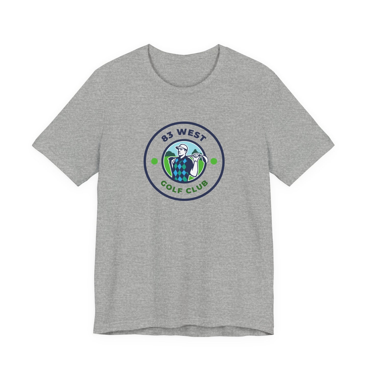 83 West Vintage Golfer Unisex Jersey Tee