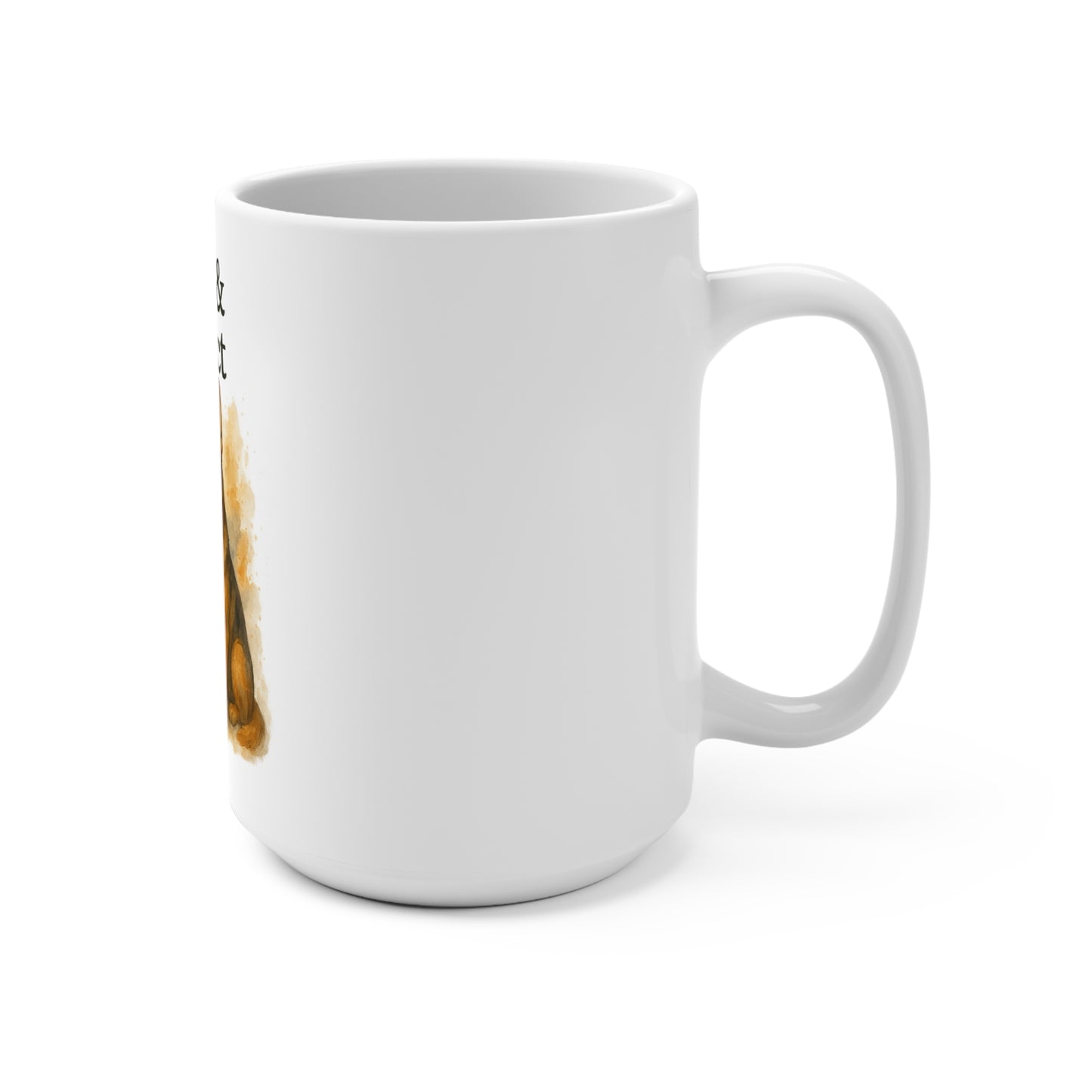 Paws & Reflect Dog Mug 15oz - Perfect for Pet Lovers