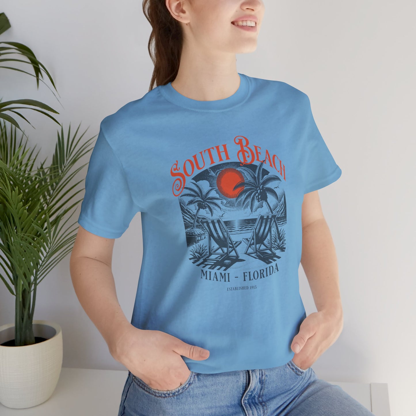 South Beach Miami Unisex Jersey Short Sleeve Tee