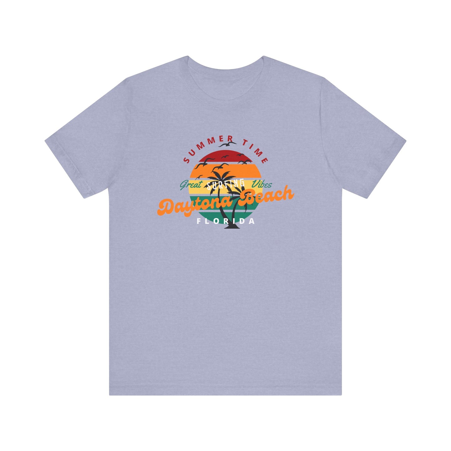 Summer Vibes Daytona Beach Tee - Unisex Jersey Short Sleeve