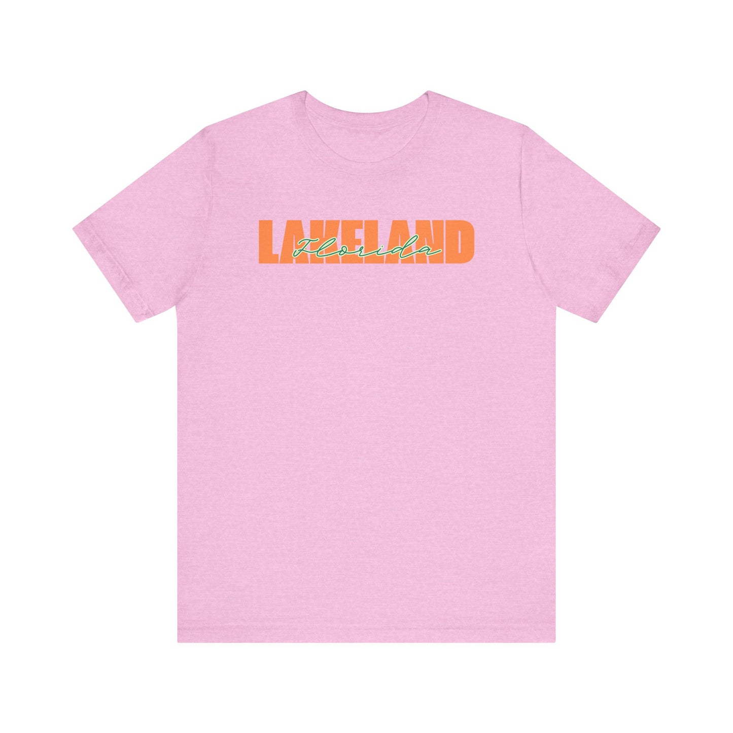 Lakeland Retro Unisex Short Sleeve Tee - Casual Summer Style