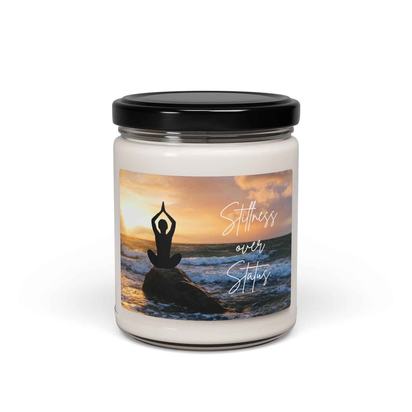 Tranquil Soy Candle, Relaxation Gift, Meditation Decor, Aromatherapy Candle, Gift for Yoga Lovers