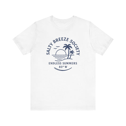 Salty Breeze Society Unisex Short Sleeve Tee - Endless Summers Design